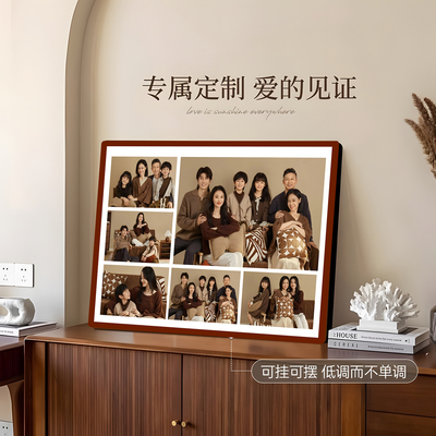 相框摆台照片定制照片水晶婚纱照