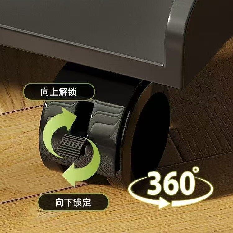 电脑主机架桌下托架可移动机箱底座滑轮置物架家用台式办公室托架