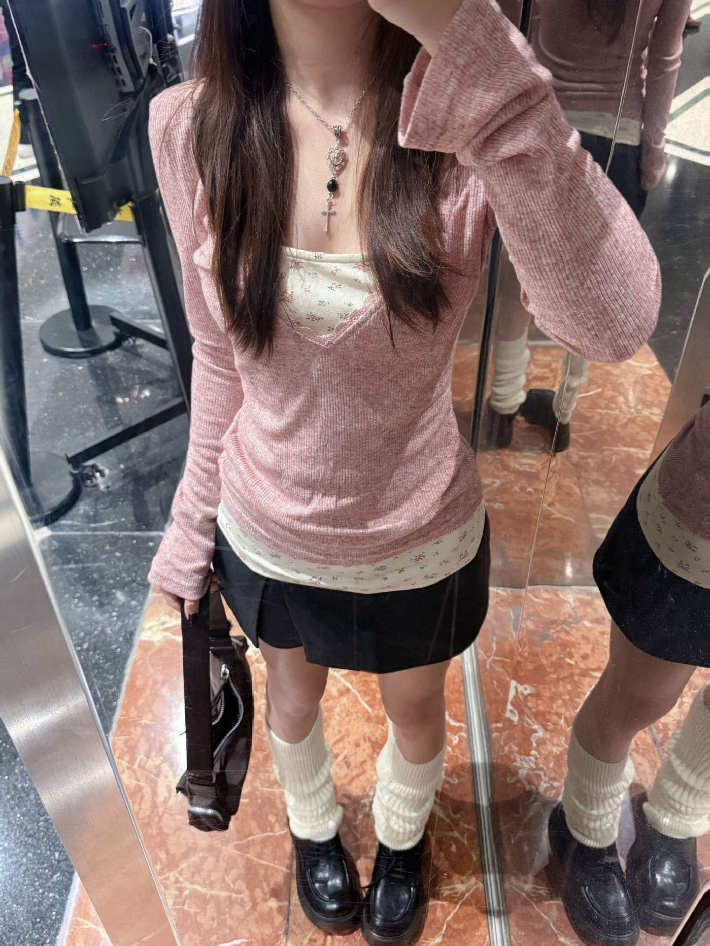 假两件内搭打底衫女新款早秋chT恤