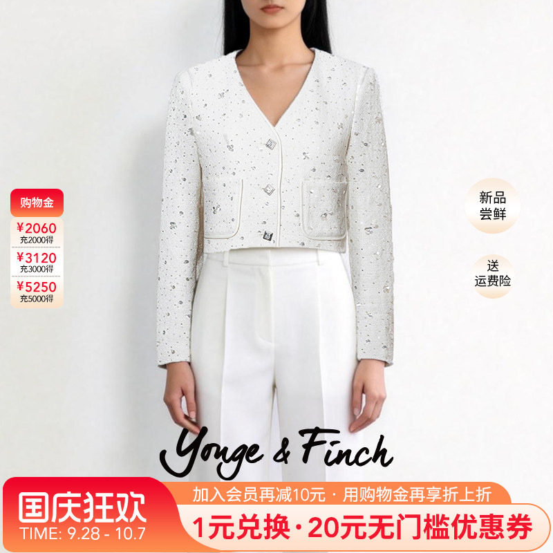 YongFinch扬芬缇2026春季新款小香风长袖气质高级感短外套ZELINEY