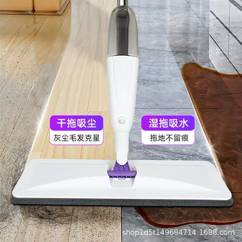 喷水拖把地拖家用一拖净
