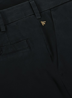 【含桑蚕丝】德国迈雅夏薄中高腰标准版休闲裤男18063_A-MONZA-C