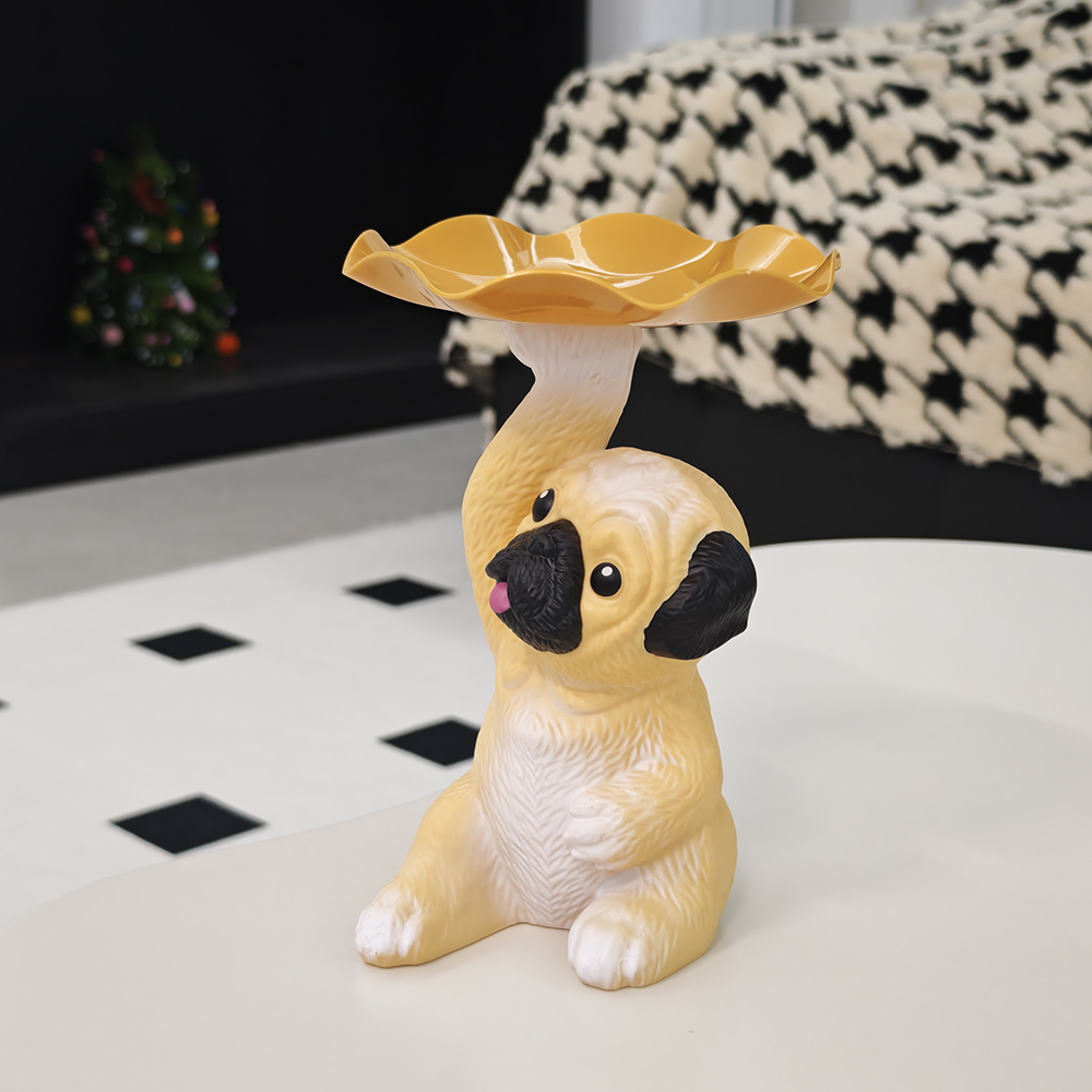 巴哥犬创意入户玄关装饰品