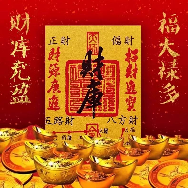 开财库补原创五路财源八方聚财