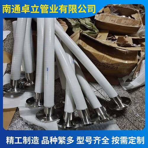 热销网纹夹布硅胶管耐高温软管带卡盘接头夹布硅胶管流体上料输送