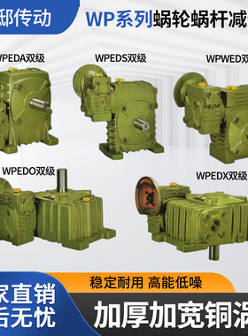 WPEDA WPEDS WPEDO WPEDX WPWED双级蜗轮蜗杆减速机