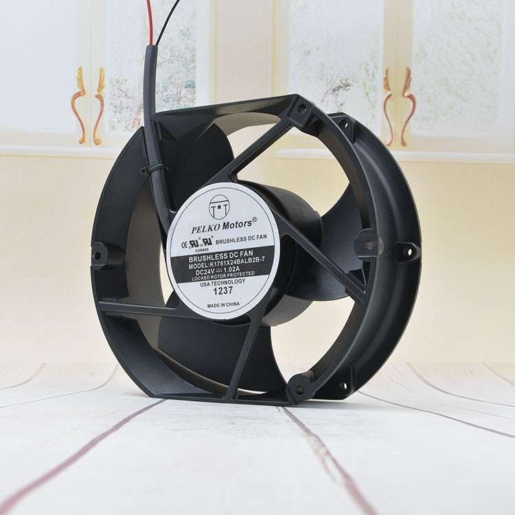 台湾PELKO Motors K1751X24BALB2B-7 17251 24V 1.02A 17CM风扇