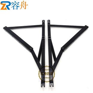 电泳黑色 家具五金多功能大号床箱铰链储物柜中号折叠沙发贵妃