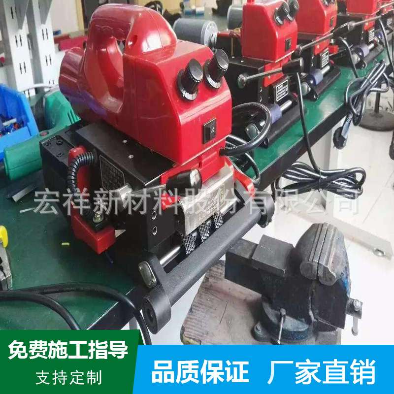 土工膜焊接机 20公分宽隧道防水板焊机 HDPE防渗膜爬焊机