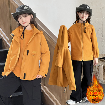女款冲锋衣2025新款学生女孩春秋