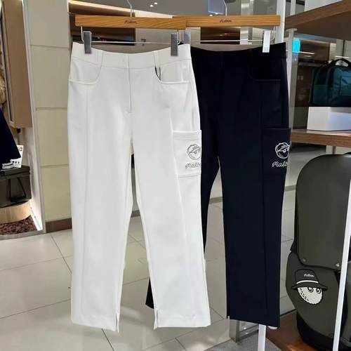 26春夏韩国MALBON高尔夫服装女士新款运动速干长裤轻薄百搭直通裤