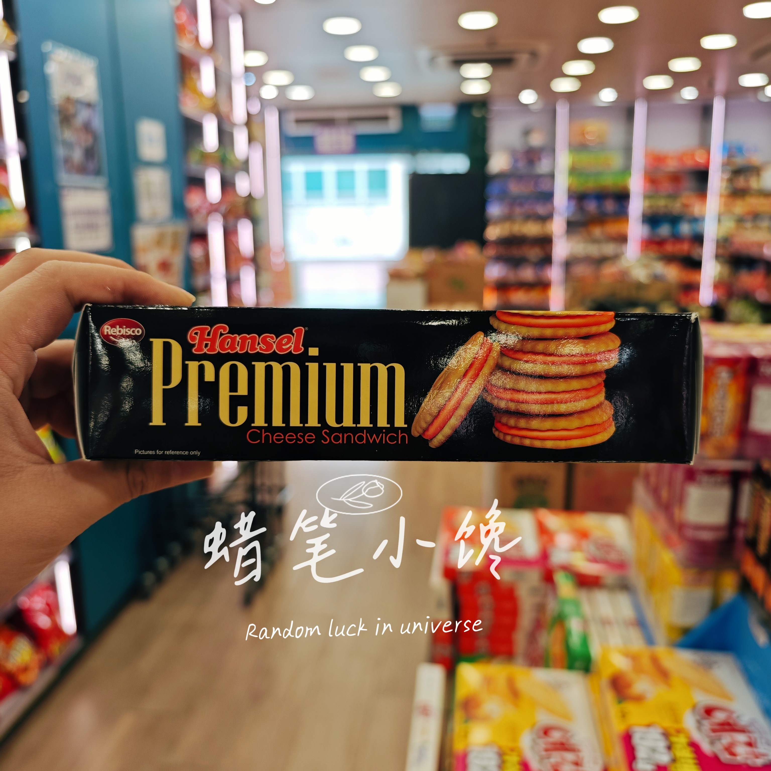 香港代购 菲律宾进口 Rebisco 特级芝士夹心饼干-柠檬夹心饼127g