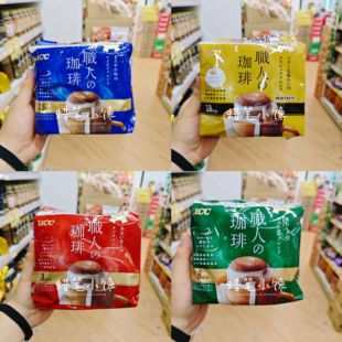 香港代购 日本进口UCC职人挂耳咖啡醇香摩卡手冲速溶咖啡无糖袋装
