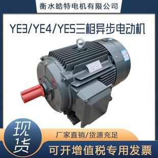 卧式 45W三相异步电动机YE3 高效率低能效交流电机立式 YE5 泵 YE4