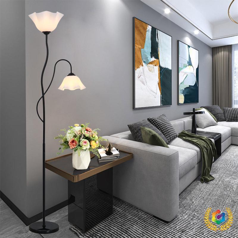 ®北欧风格落地灯茶几客厅立式现代沙发旁卧室护眼智能网红床头台