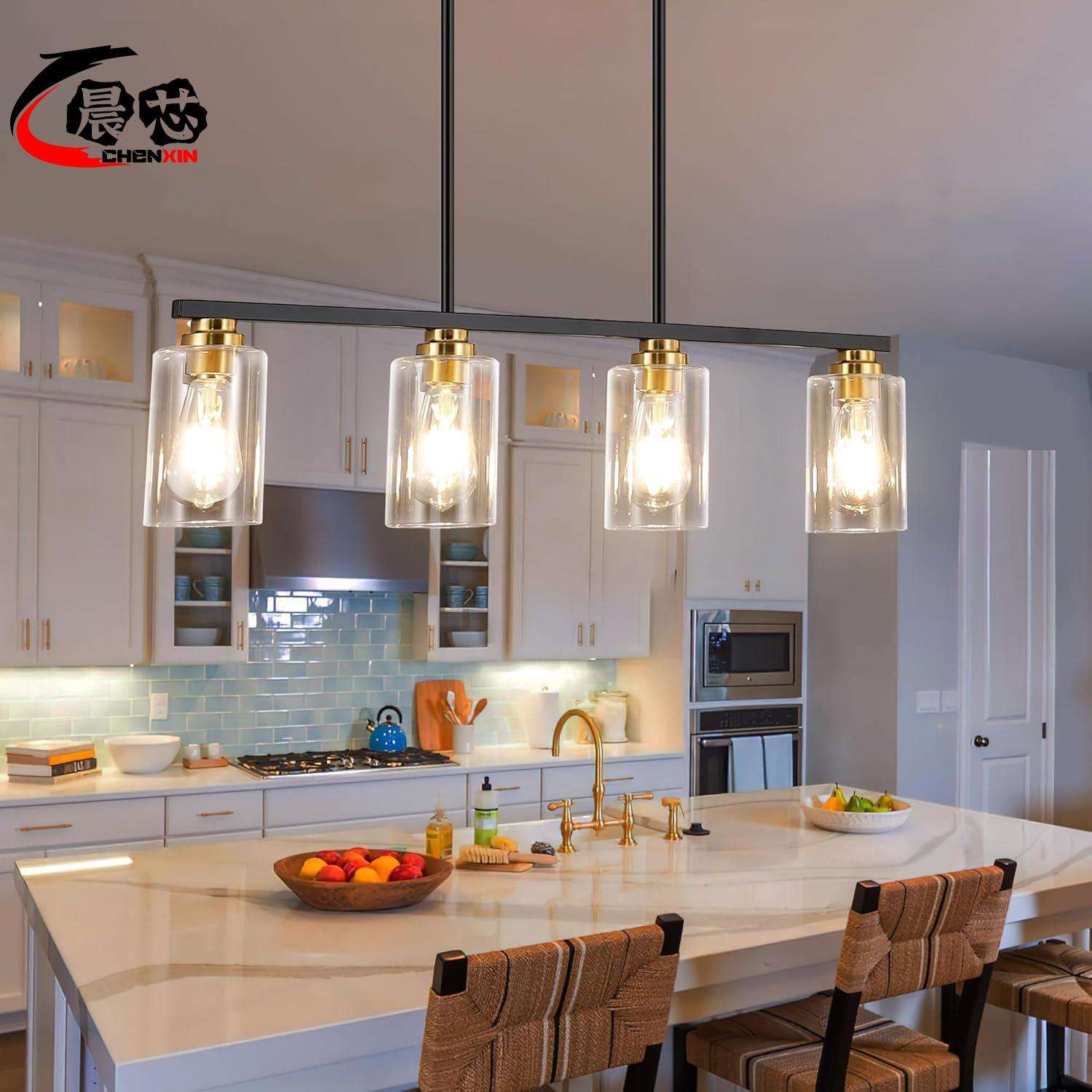 亚马逊跨境工业复古吊灯乡村工业风长方形铁艺客厅餐厅爆款EBAY