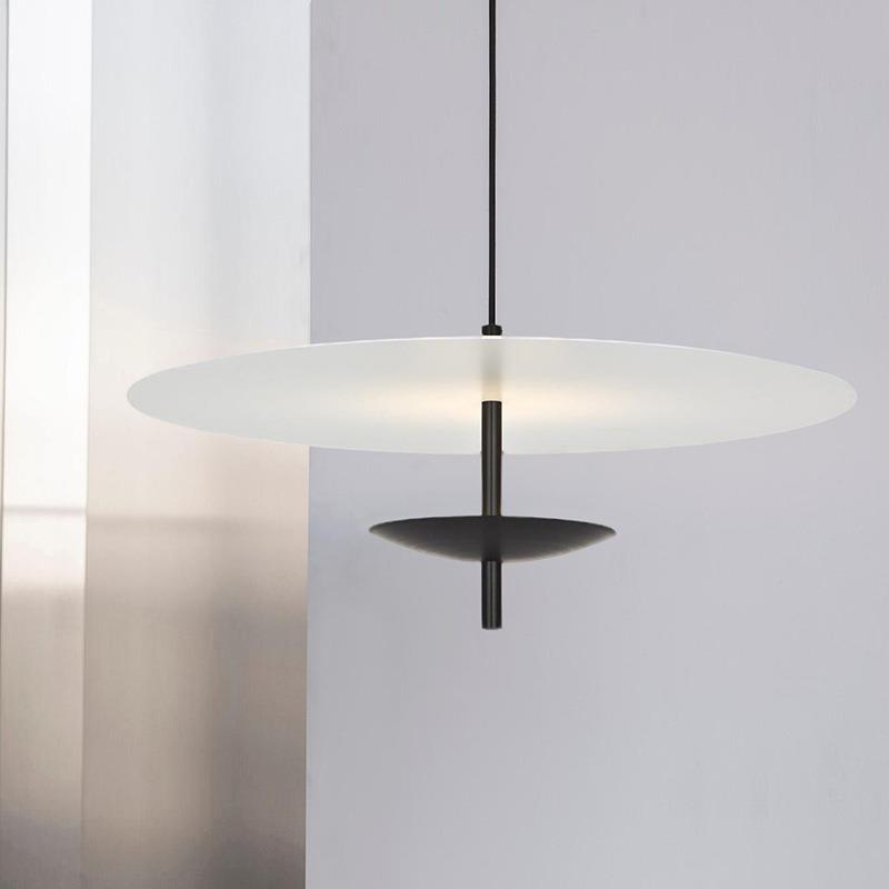 丹麦北欧设计师艺术装饰灯极简圆形飞碟创意酒店卧室床头餐厅吊灯