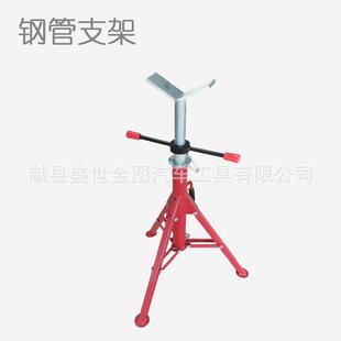 重型滚轮管子支架龙门架管子台钳可调式 钢管支架 管子支架
