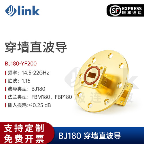 WR51穿墙直波导转换BJ180