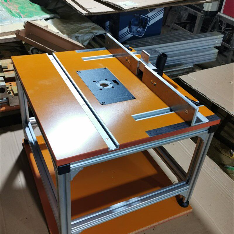 热销木匠多功能木工工作台式操作台修边机升降倒装0700c