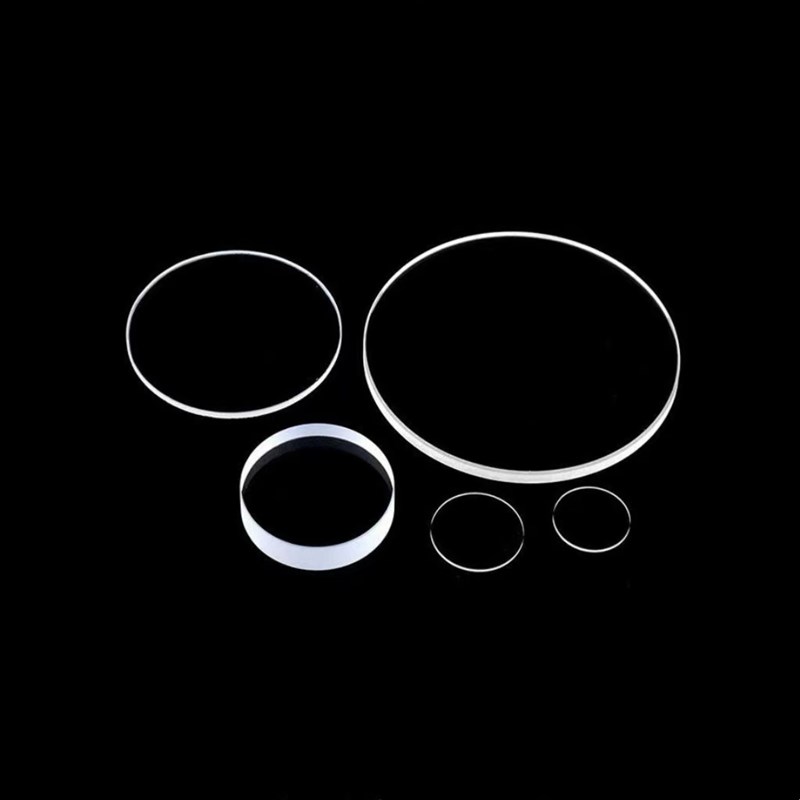热销定制圆形石英玻璃片直径1-120mm厚度2mm光学玻璃耐高温高透光