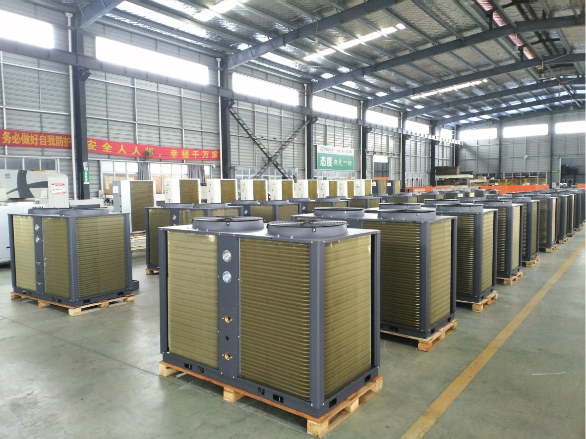 超低温空气源热泵热水机商用热水系统空气源机组酒店学校热水机组