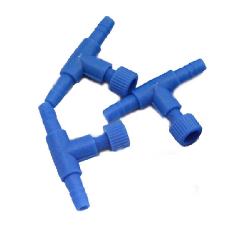 热销鱼缸增氧泵水族冲氧泵鱼缸氧气泵氧气管三通接头空气调节阀门