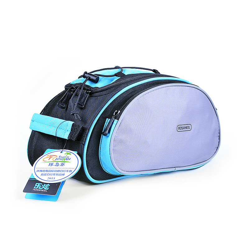 热销乐炫自行车后货架包 斜跨包背包山地车后驮包 骑行装备后座包