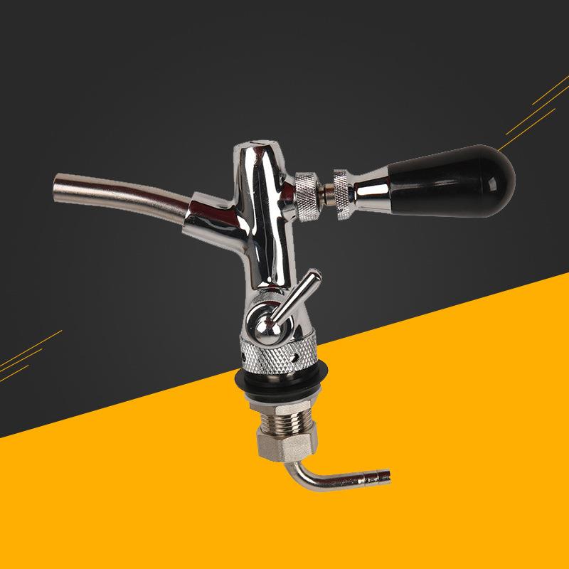 厂家直供 正牛啤酒设备 镀铬可调啤酒龙头啤酒柱镀铬可调酒头