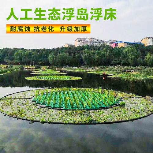 太阳能生态浮岛 复氧型生态系统水域治理污水处理净化系统处理机