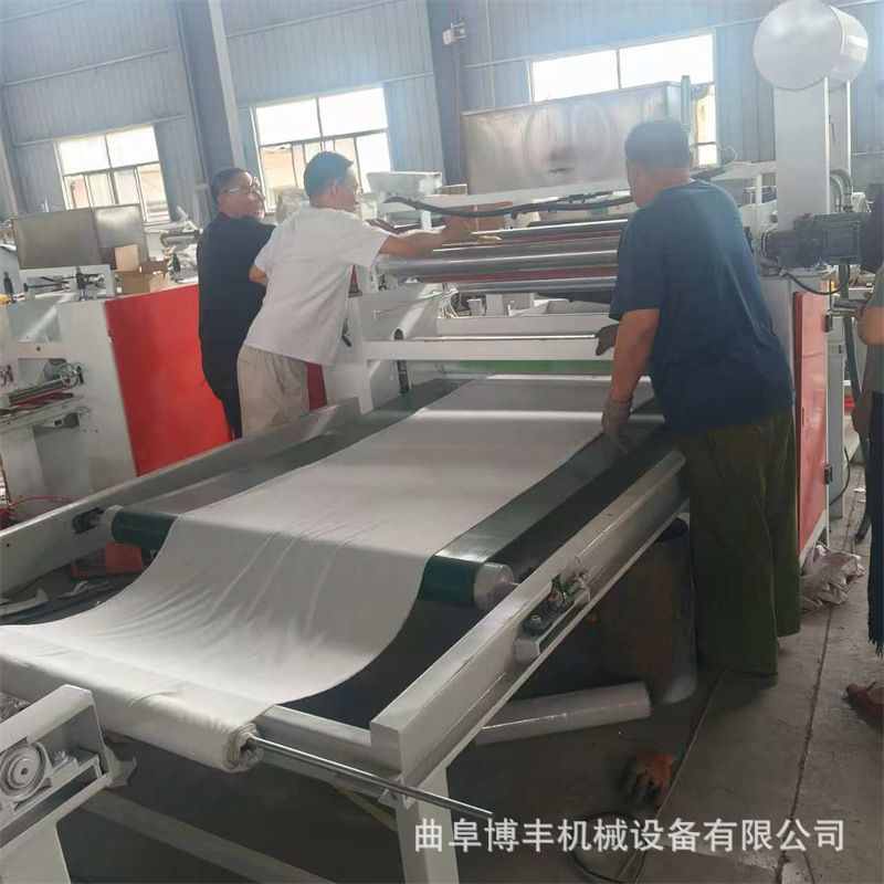 定制EVA泡棉布料复合机 热熔不干胶涂布机 床垫海绵卷材贴布机