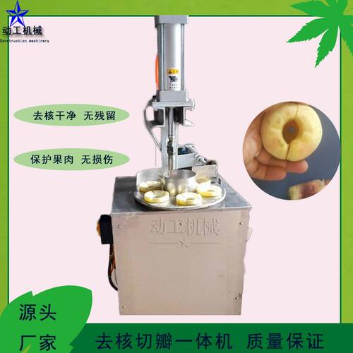 工业山楂樱桃去核机 转盘式马铃薯切半设备 不锈钢水果去核切瓣机