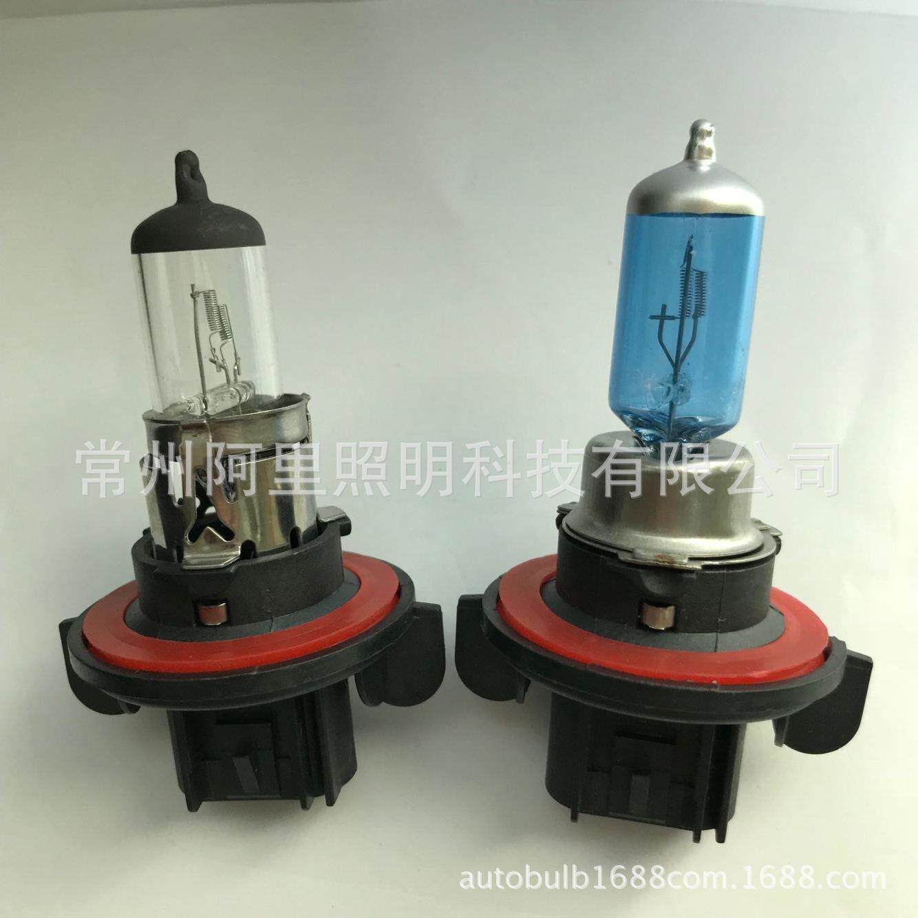汽车灯 H13 12V100W白光 12V55W青光石英卤素灯9008