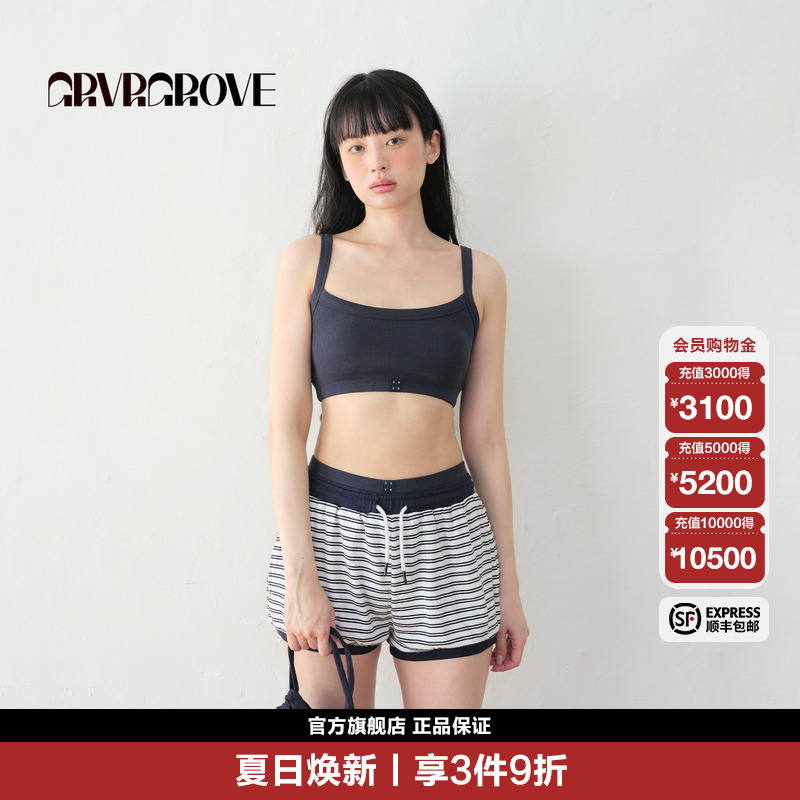 【现货】GROVE 25BS系列 夏季新款 短款吊带背心 BM5SL02M