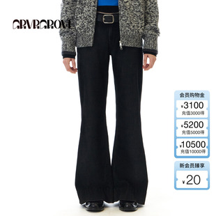 复古休闲下装 GROVE官方旗舰店 灯芯绒长裤 新款 GCW5PT05 2025WT冬季