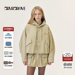 GROVE官方旗舰店2026PS春季新款夹克短外套短上装女GP26JPC60