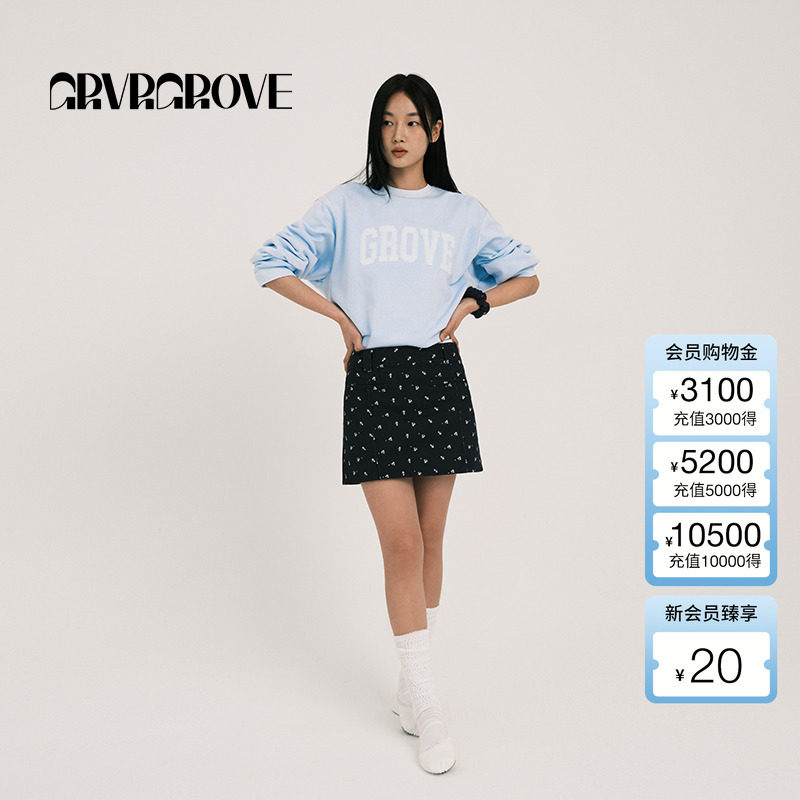 迷你半身短裙法式设计