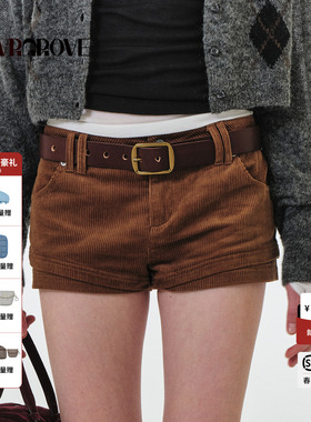 GROVE官方旗舰店 2025FW秋季款粗腰带系扣女皮带 GF5AC02C