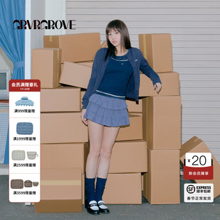 【林娜琏同款】GROVE 旗舰店2026PS春季新款短裙半身裙 GP26SKC15