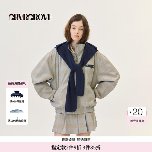 GROVE官方旗舰店2026PS春季新款毛织披肩休闲坎肩毛衣 GP26MFC60