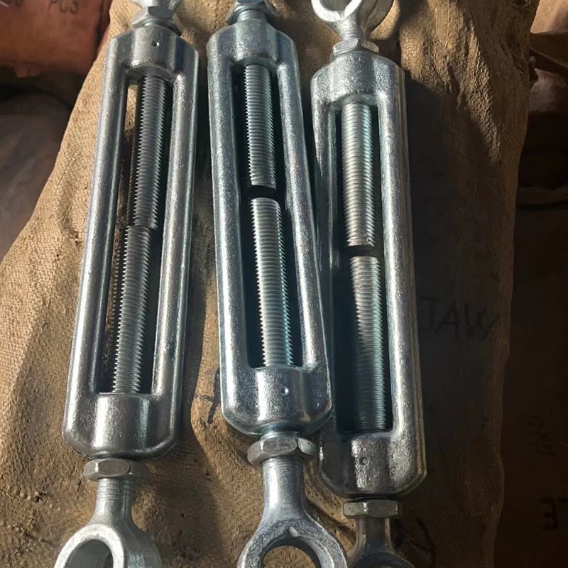 热销船用花篮螺丝花兰螺栓紧绳器美式国标索具螺旋扣收紧器OO型OU