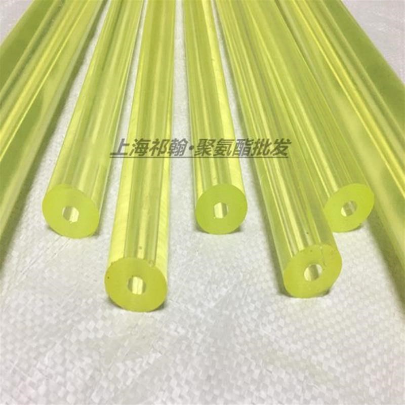 热销PU棒聚氨酯空心管棒材减震弹性胶棒优力胶棒橡胶棒切割冲垫