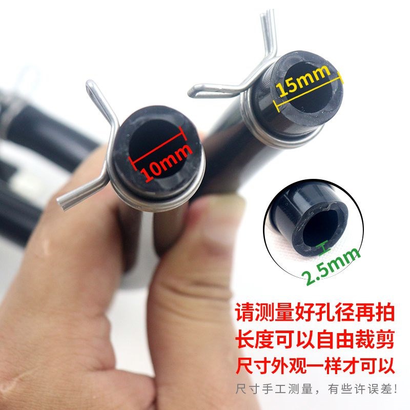 热销适用小天鹅滚筒洗衣机进水阀连接管粉盒黑色加厚软管电磁阀橡