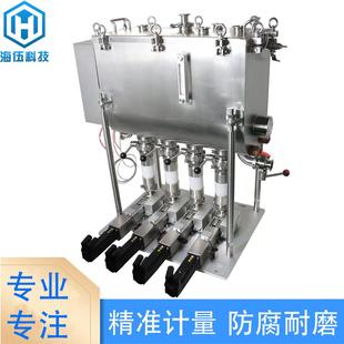 厂家供应四头陶瓷柱塞泵精密计量泵陶瓷转阀伺服陶瓷泵柱塞