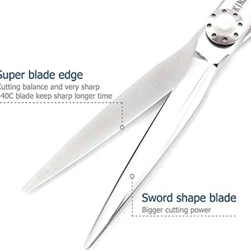 Hair Scissors 6 Inch Barber Scissors 440C Hair Cutting Sciss