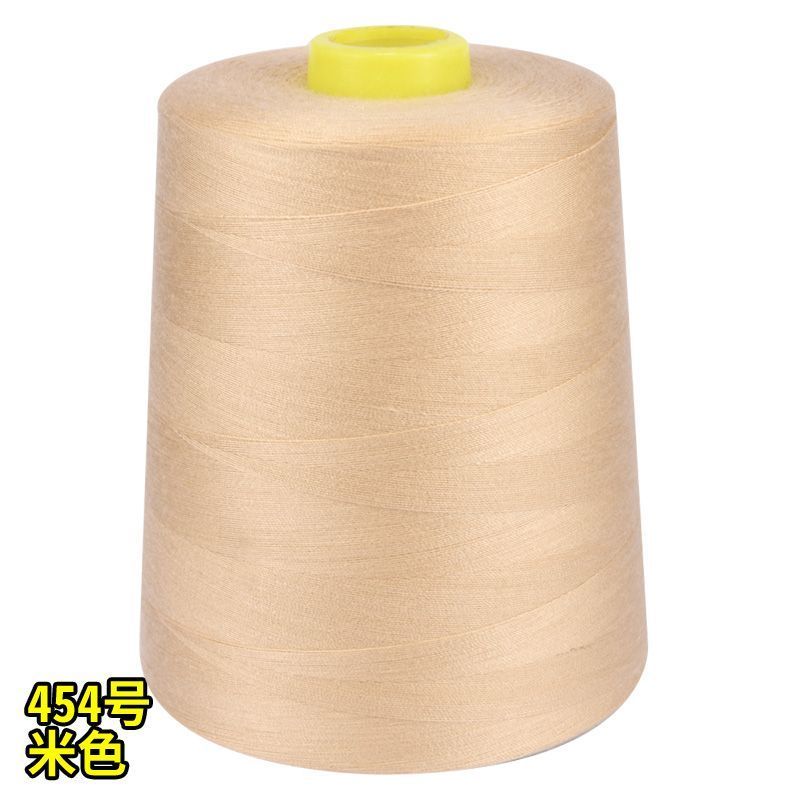 拉峰牌高速聚酯纤维缝纫线20S/2中粗线大卷箱包线缝纫机线202白线