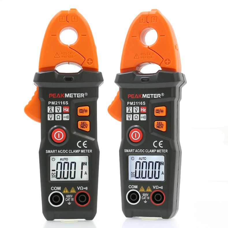 。华谊PM2116S高精度数字钳形万用电表电流表全自动智能交直直流