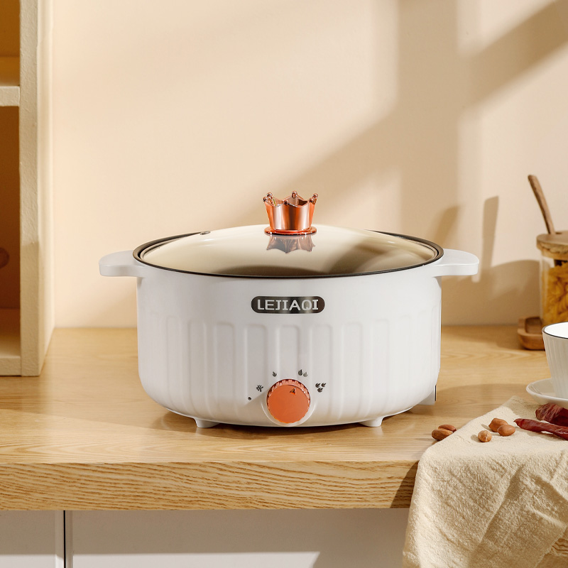 电煮锅多功能一体小锅宿舍学生锅家用小电锅泡面小型电热火锅1人2