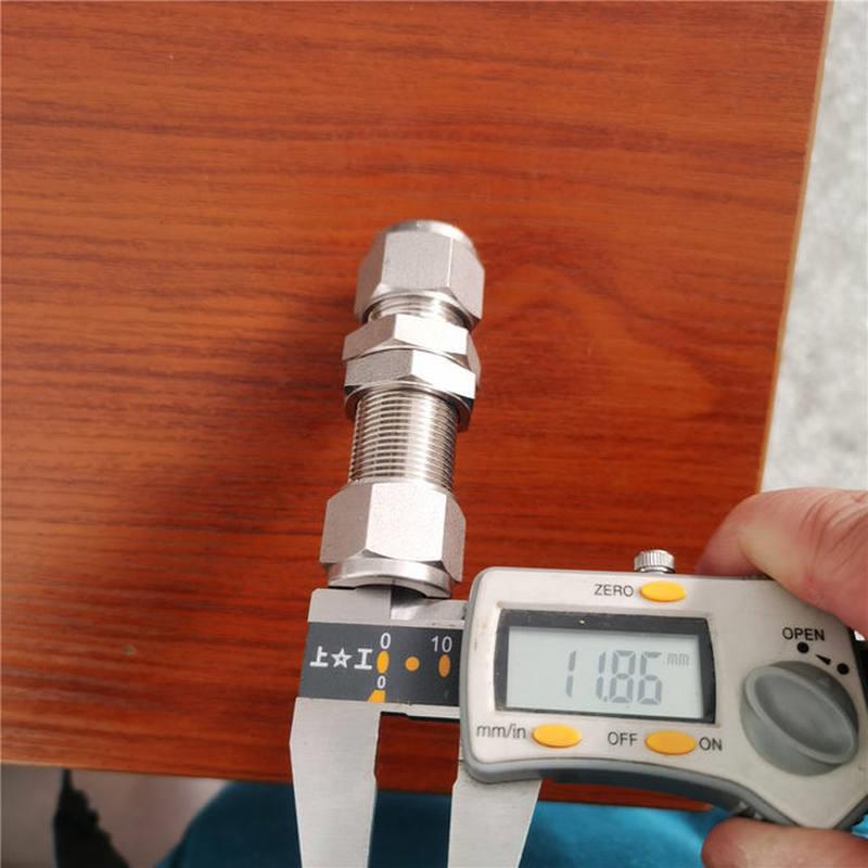 316不锈钢卡套接头71-12mm 40-11mm19mm实物实拍