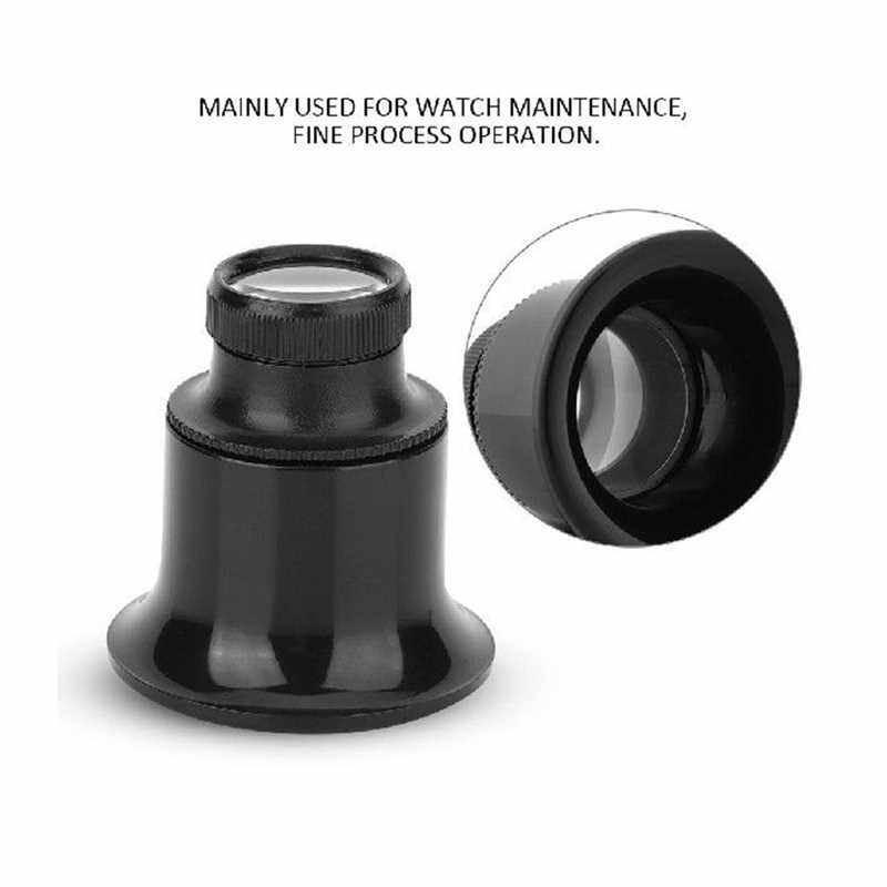 1/2/3pcs 20X Jewelers Eye Loupe Loop Magnifier Magnifying